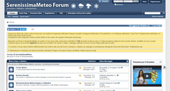 Desktop Screenshot of forum.serenissimameteo.it
